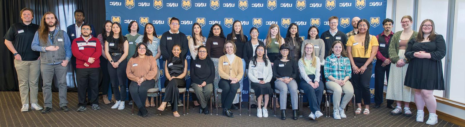 The 2024 Hummel Family Scholarship reception on April 1 in the University Center celebrated the student recipients and recognized the Hummel family whose support makes the awards possible.